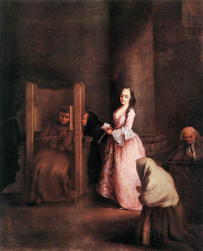 The Confession sg, LONGHI, Pietro